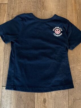Celebrate Freedom Navy Kids' Short Sleeve Tee 3T